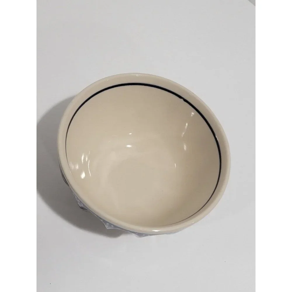 2x Boleslawiec Polish Pottery Ramekin Bowl Christmas Tree‎ Stars Pine Boughs